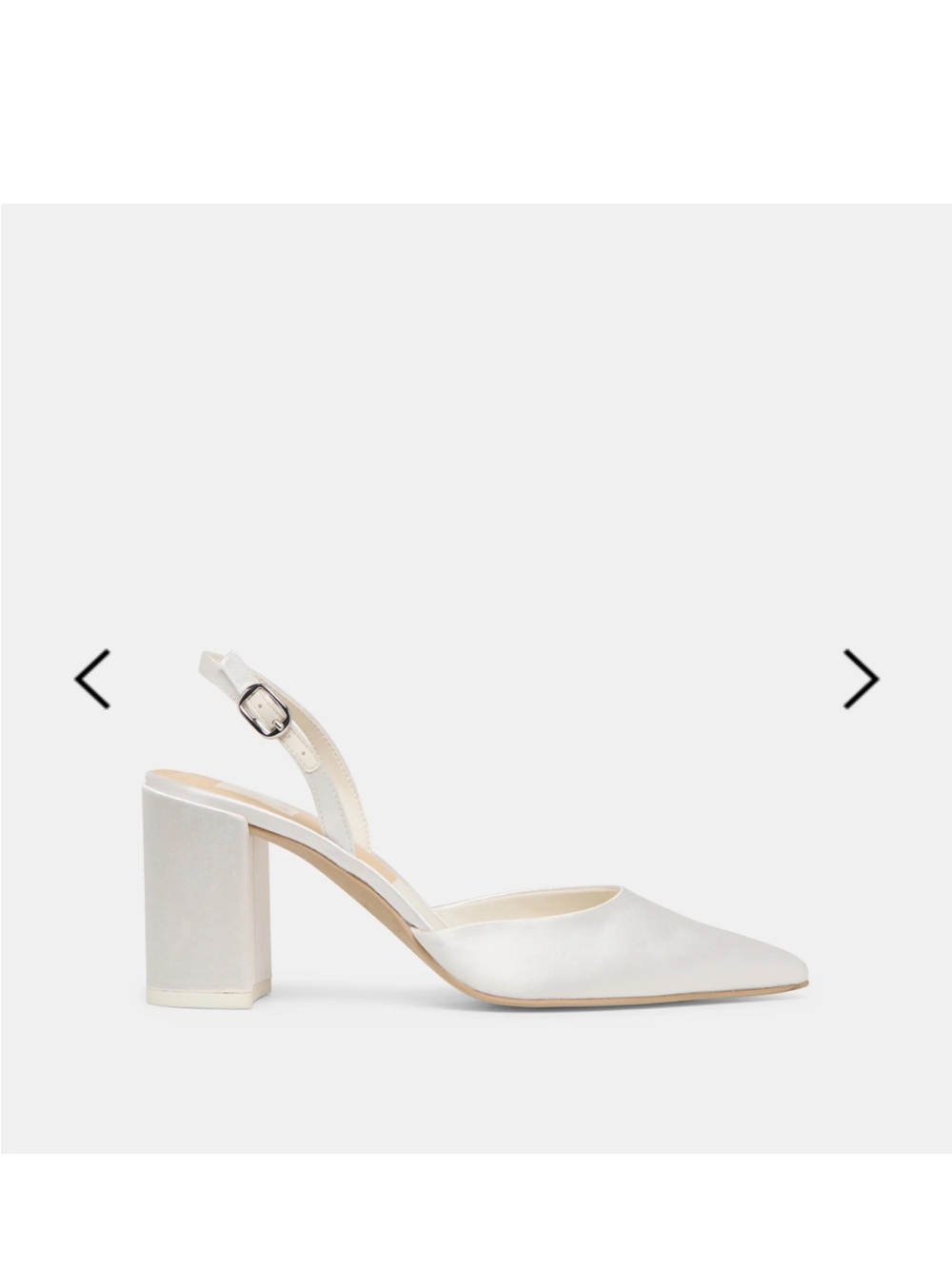 Dolce Vita Carel High Heels True White Satin
